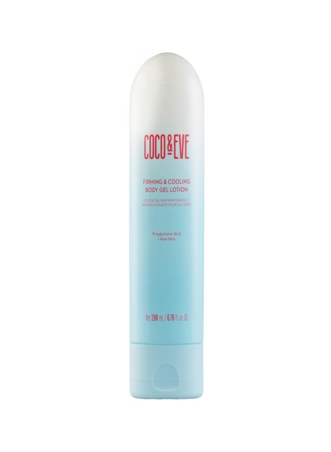 Coco & Eve Firming & Cooling Body Gel Lotion — Aftersun Care with Aloe Vera, Polyglutamic Acid for Sunburn Relief, Hydration & Skin Recovery. Soothing Moisturiser for Sun-irritated Skin. (6.76 fl oz) - Image 1